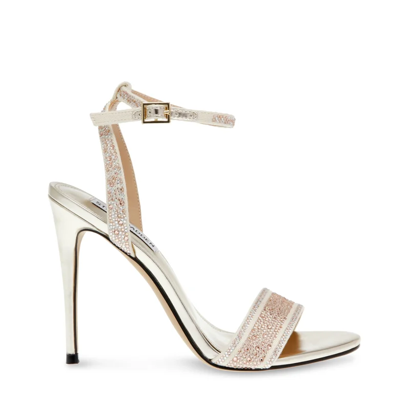 Steve madden knockout gold women's sandals